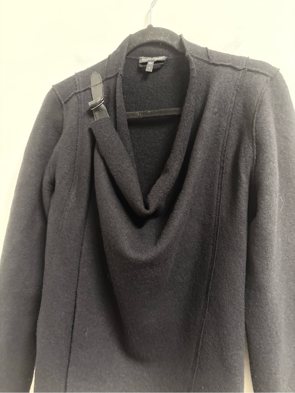 Eileen Fisher Woman Wrap Wool Sweater S Small - Picture 6 of 8